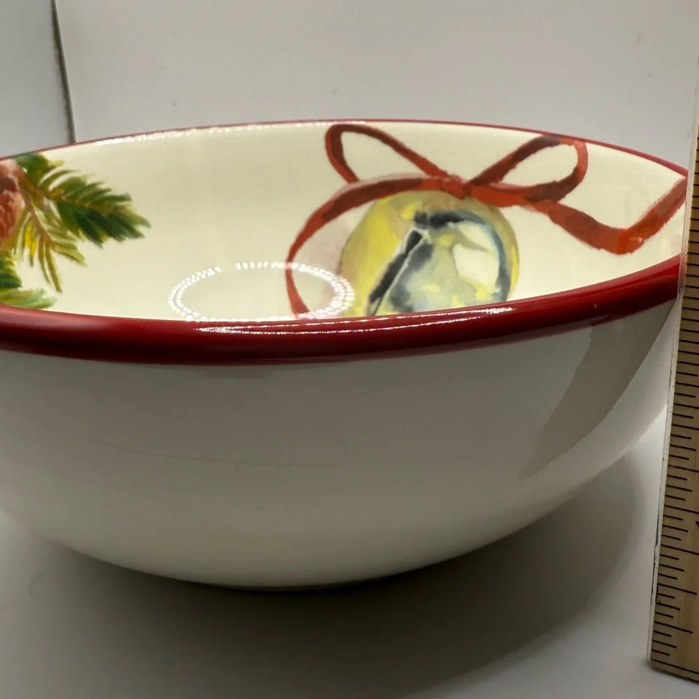 Williams Sonoma Christmas Carols Soup Bowls Set Of Six